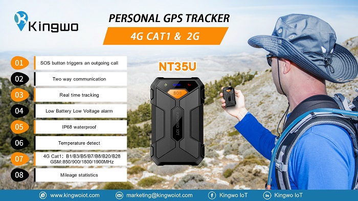 4G cat1 worldwide personal GPS tracker NT35U