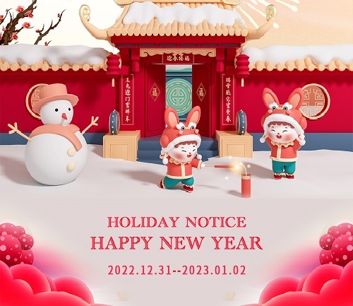 New Year Holiday Notice