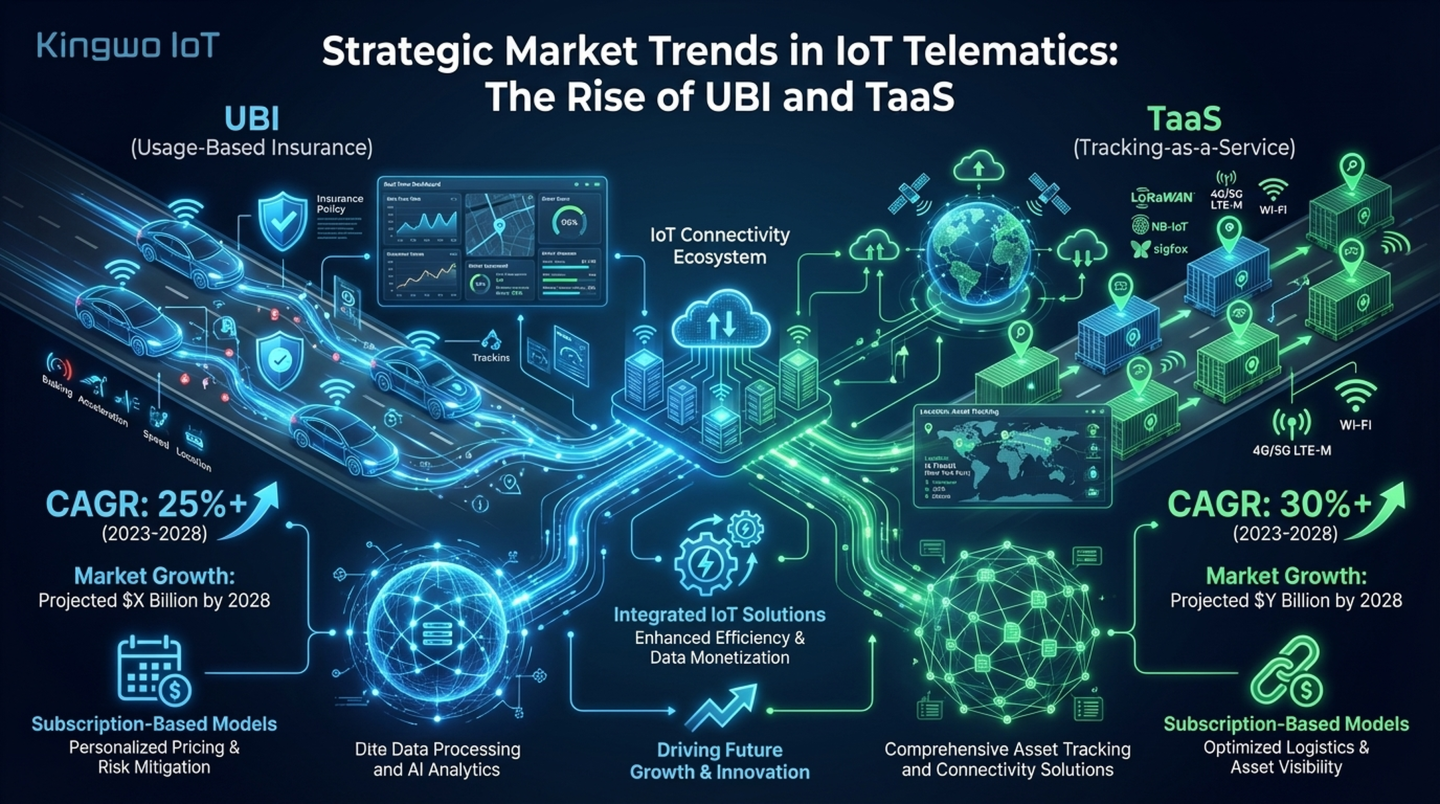 Strategic Market Trends in IoT Telematics: The Rise of UBI and TaaS Featured Image
