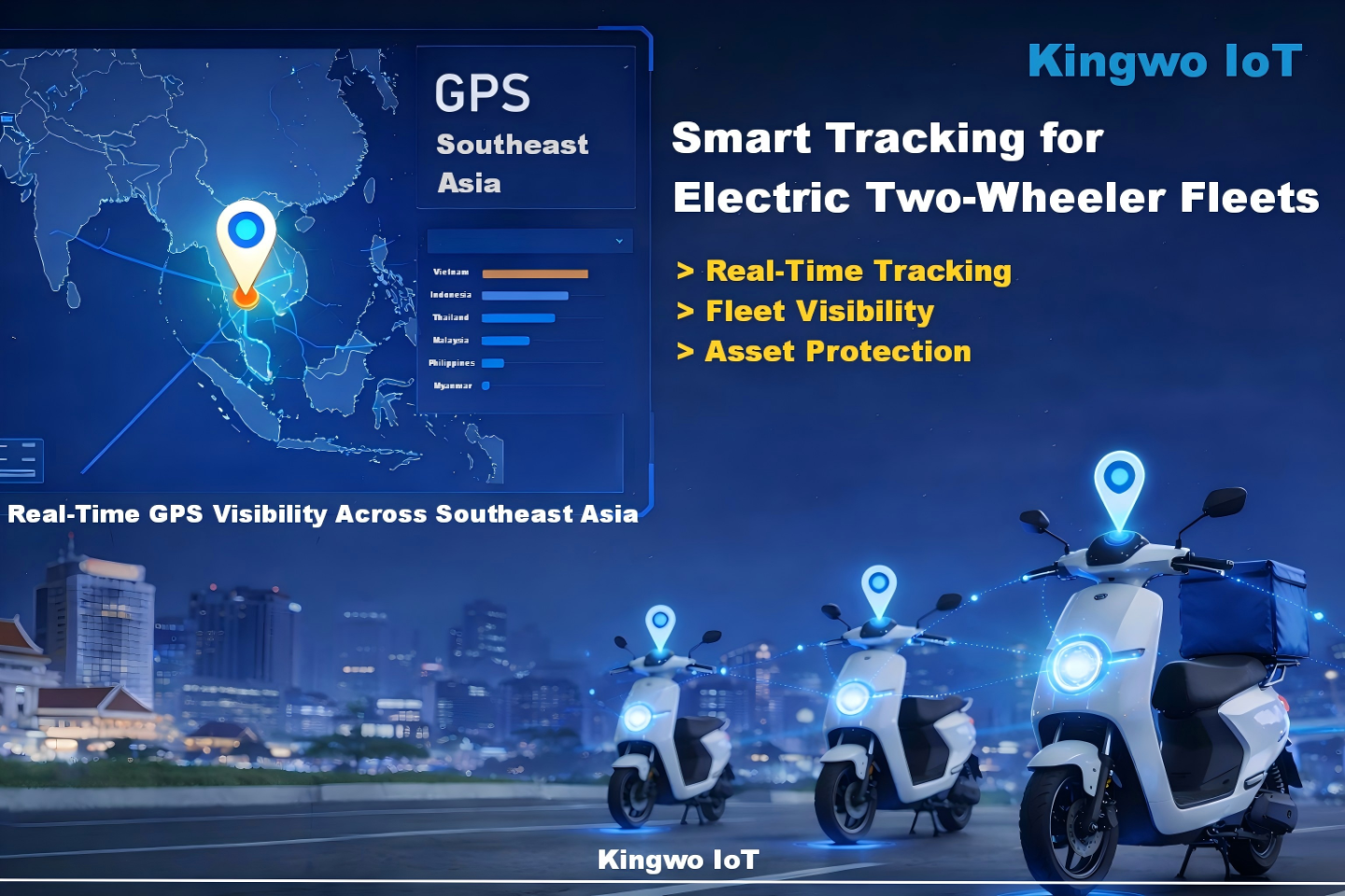 Rising Demand for GPS Tracking Devices in Southeast Asia’s Electric Two-Wheeler Market Featured Image